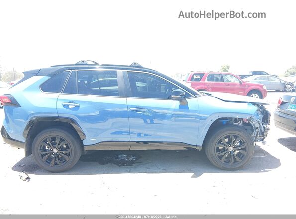2T3E6RFV6RW060515 2024 TOYOTA RAV4 HYBRID Blue უკანა სალონის ხედი
