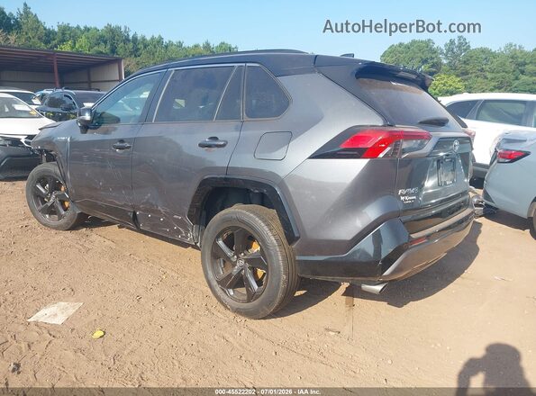 2T3E6RFV7MW004396 2021 TOYOTA RAV4 HYBRID Gray Rear left