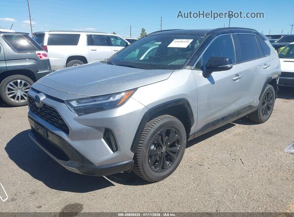 2T3E6RFV7RW051094 2024 TOYOTA RAV4 HYBRID Silver Առջևի ձախ երեք քառորդ տեսարան