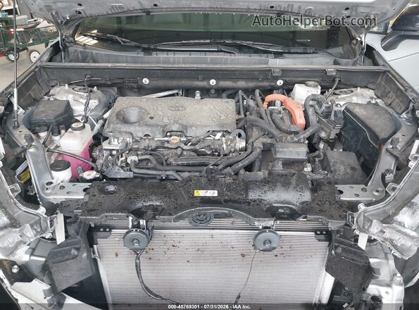 2T3E6RFV8NW037800 2022 TOYOTA RAV4 HYBRID Silver Vista trasera