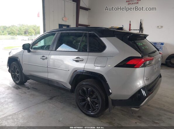 2T3E6RFV8NW037800 2022 TOYOTA RAV4 HYBRID Silver Trasero izquierdo