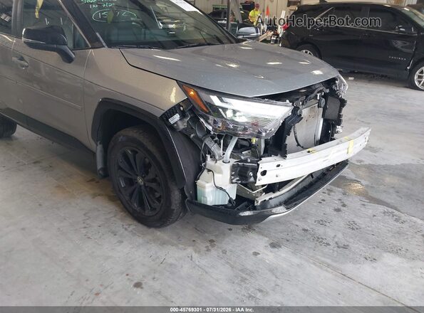 2T3E6RFV8NW037800 2022 TOYOTA RAV4 HYBRID Silver Vista frontal
