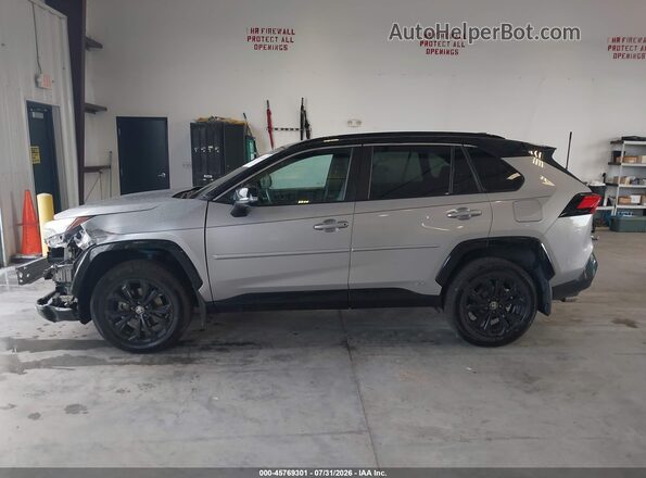 2T3E6RFV8NW037800 2022 TOYOTA RAV4 HYBRID Silver Vista interior de 360 grados