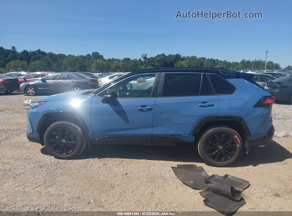 2T3E6RFV9RW053056 2024 TOYOTA RAV4 HYBRID Синий Панорамный вид салона 360°