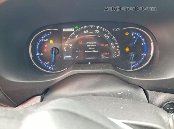 2T3E6RFV9RW077003 2024 TOYOTA RAV4 Gray Вид щитка приладів