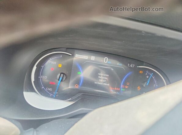 2T3E6RFVXRW051378 2024 TOYOTA RAV4 Blue Vista del cuadro de instrumentos