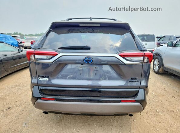 2T3EWRFV0LW070562 2020 TOYOTA RAV4 Gray Vista trasera
