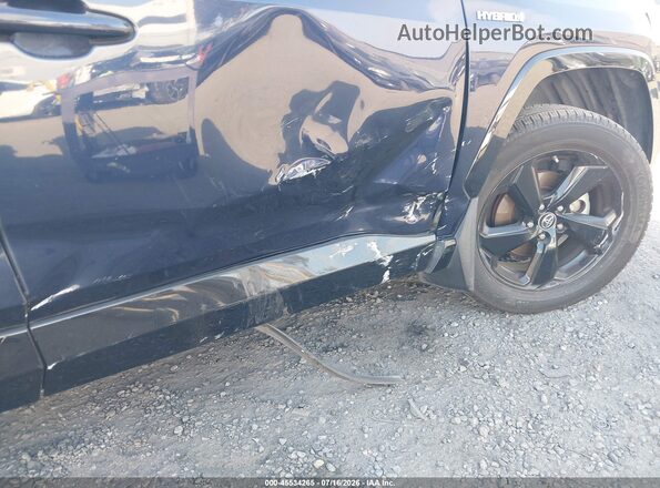 2T3EWRFV1KW002284 2019 TOYOTA RAV4 HYBRID Blue Вид спереду