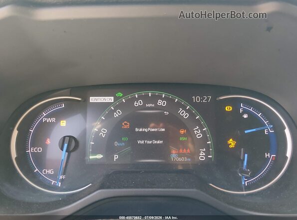 2T3EWRFV3KW028126 2019 TOYOTA RAV4 HYBRID Silver Vista de los asientos traseros