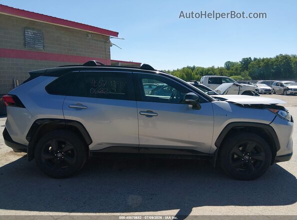 2T3EWRFV3KW028126 2019 TOYOTA RAV4 HYBRID Silver Vista interior de 360 grados
