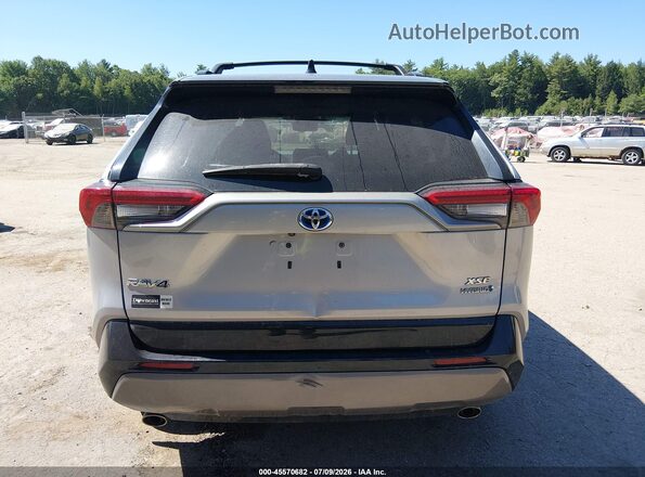 2T3EWRFV3KW028126 2019 TOYOTA RAV4 HYBRID Silver 
