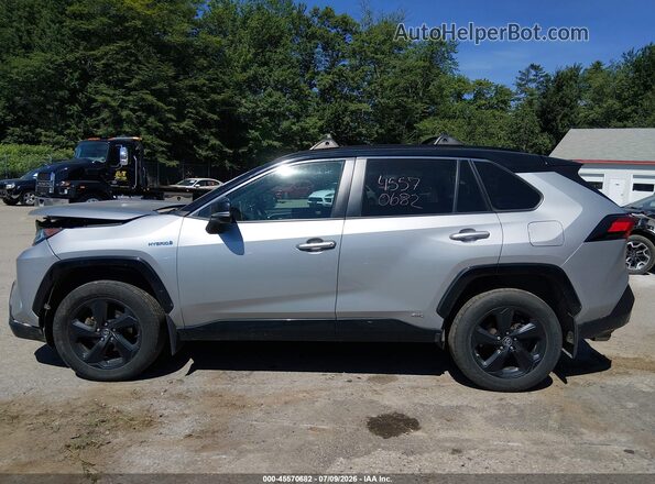 2T3EWRFV3KW028126 2019 TOYOTA RAV4 HYBRID Silver 
