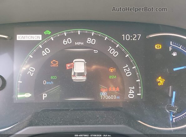 2T3EWRFV3KW028126 2019 TOYOTA RAV4 HYBRID Silver 