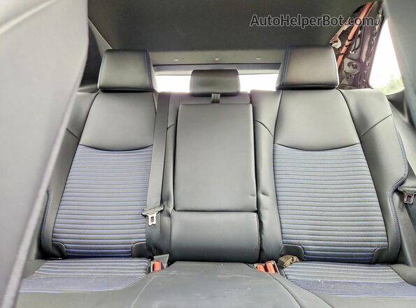 2T3EWRFV6KW032610 2019 TOYOTA RAV4 Gray Rear seats view