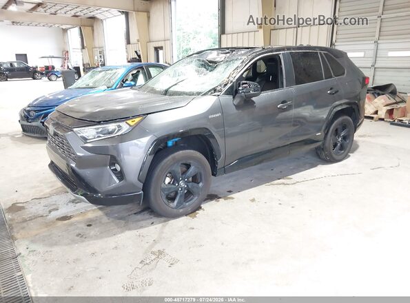 2T3EWRFV7LW072664 2020 TOYOTA RAV4 HYBRID Gray Front left
