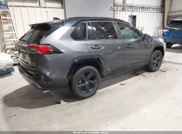 2T3EWRFV7LW072664 2020 TOYOTA RAV4 HYBRID Gray Rear right