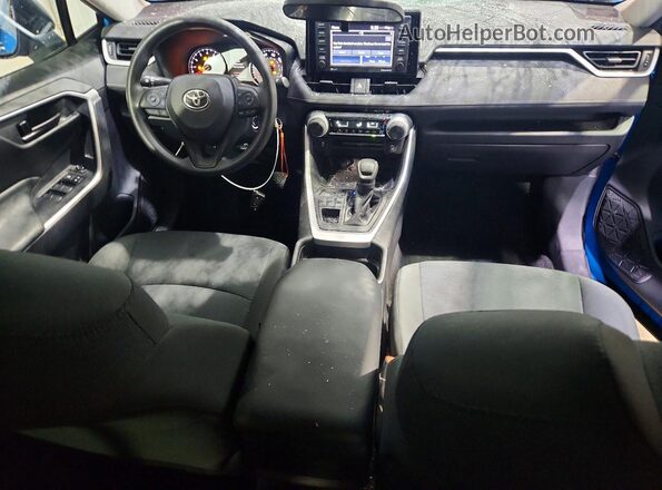 2T3F1RFV0LW086893 2020 TOYOTA RAV4 Blue Widok deski rozdzielczej