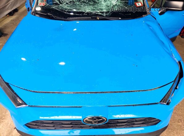 2T3F1RFV0LW086893 2020 TOYOTA RAV4 Blue Widok komory silnika