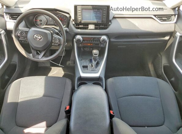 2T3F1RFV0LW087543 2020 TOYOTA RAV4 White წინა პანელის ხედი