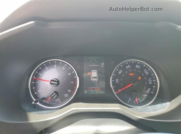 2T3F1RFV0LW087543 2020 TOYOTA RAV4 White ხელსაწყოთა პანელის ხედი