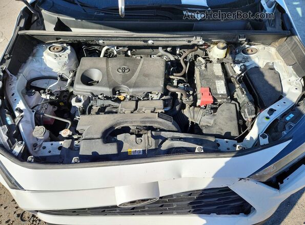 2T3F1RFV0LW103966 2020 TOYOTA RAV4 White ძრავის განყოფილების ხედი