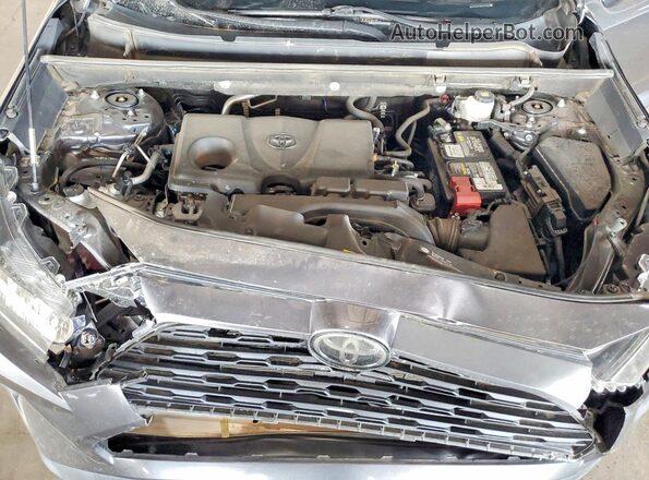 2T3F1RFV0MC172689 2021 TOYOTA RAV4 Gray უკანა სალონის ხედი
