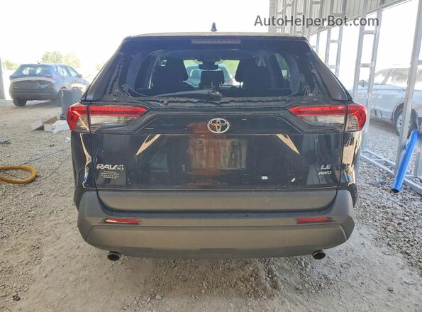 2T3F1RFV0NC286810 2022 TOYOTA RAV4 Black უკანა ხედი
