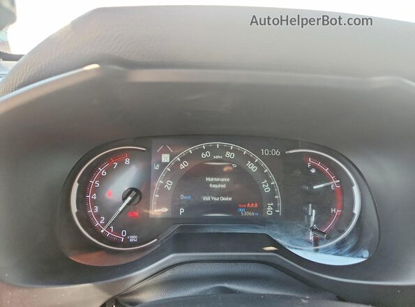 2T3F1RFV0PC337127 2023 TOYOTA RAV4 White ხელსაწყოთა პანელის ხედი