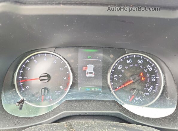 2T3F1RFV1LC108207 2020 TOYOTA RAV4 Red Вид щитка приладів