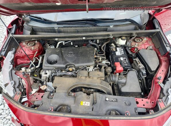 2T3F1RFV1LC108207 2020 TOYOTA RAV4 Red Вид підкапотного простору