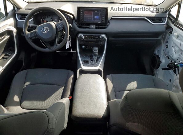 2T3F1RFV1MC206168 2021 TOYOTA RAV4 White წინა პანელის ხედი