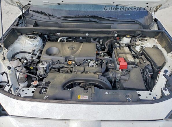 2T3F1RFV1MC206168 2021 TOYOTA RAV4 White ძრავის განყოფილების ხედი