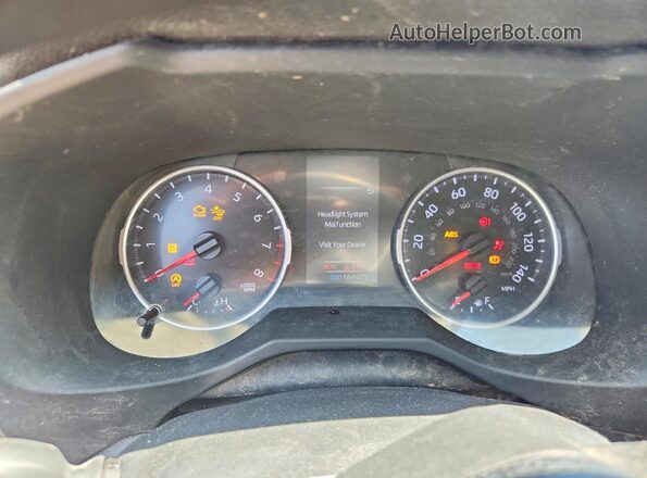 2T3F1RFV1MC234441 2021 TOYOTA RAV4 Black Instrument cluster view