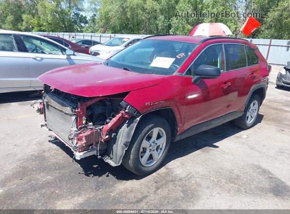 2T3F1RFV1MW225169 2021 TOYOTA RAV4 Maroon Front left