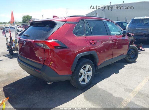 2T3F1RFV1MW225169 2021 TOYOTA RAV4 Maroon Rear right