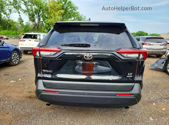2T3F1RFV1RC461457 2024 TOYOTA RAV4 Black Հետևի տեսք