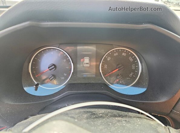2T3F1RFV2LC099498 2020 TOYOTA RAV4 Gray Вид щитка приладів