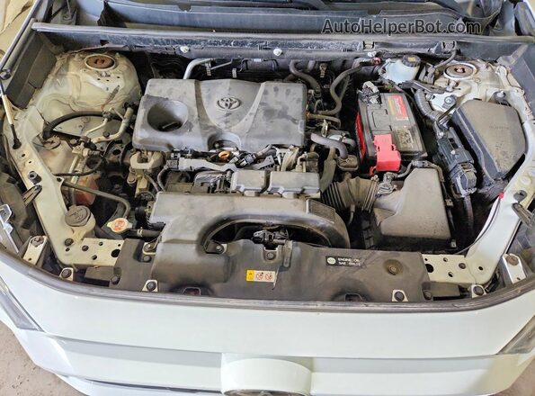 2T3F1RFV2LW092159 2020 TOYOTA RAV4 Белый Вид подкапотного пространства