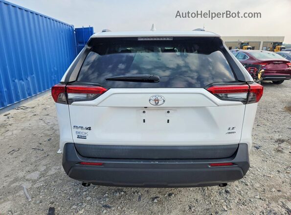2T3F1RFV2MC155425 2021 TOYOTA RAV4 White Widok z tyłu