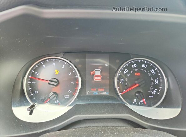 2T3F1RFV2MC155425 2021 TOYOTA RAV4 White Widok zestawu wskaźników