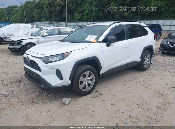 2T3F1RFV2MW207800 2021 TOYOTA RAV4 White Առջևի ձախ երեք քառորդ տեսարան