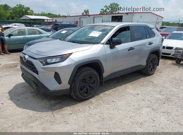 2T3F1RFV2NC272486 2022 TOYOTA RAV4 Silver წინა მარცხენა ხედი სამი მეოთხედიდან