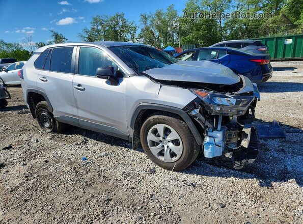 2T3F1RFV2NC294875 2022 TOYOTA RAV4 Silver წინა მარჯვენა