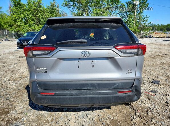 2T3F1RFV2NC294875 2022 TOYOTA RAV4 Silver უკანა ხედი