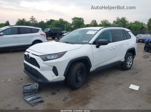 2T3F1RFV3LW092686 2020 TOYOTA RAV4 White წინა მარცხენა ხედი სამი მეოთხედიდან