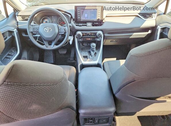 2T3F1RFV3NC265322 2022 TOYOTA RAV4 Gray Вид панелі приладів
