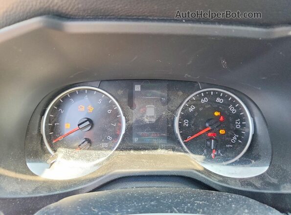 2T3F1RFV3NC265322 2022 TOYOTA RAV4 Gray Вид щитка приладів