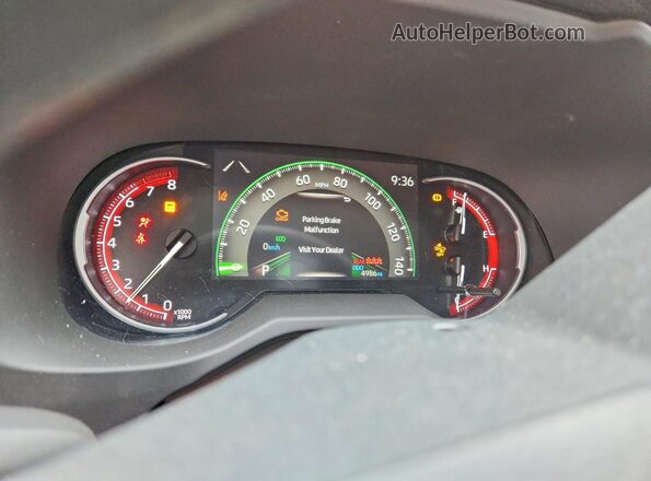 2T3F1RFV3SC499813 2025 TOYOTA RAV4 Gray Vista del cuadro de instrumentos