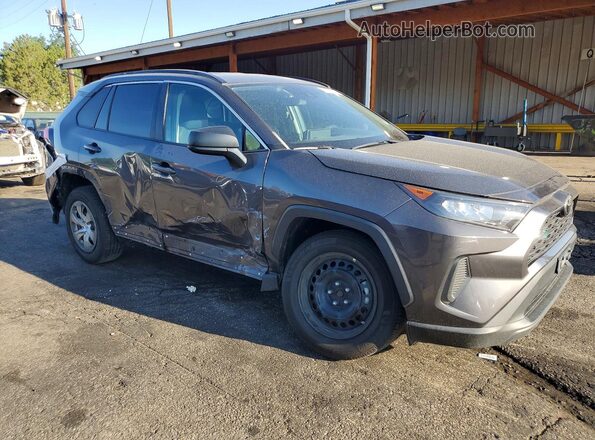 2T3F1RFV4KW010589 2019 TOYOTA RAV4 Серый Передняя правая четверть