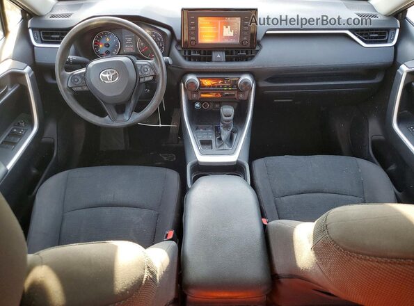 2T3F1RFV4KW010589 2019 TOYOTA RAV4 Серый Вид панели приборов